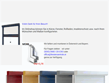 Tablet Screenshot of fensterzentrale.at